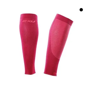 2XU Performance Run Calf Sleeves Hot Pink/Hot Pink X-Large