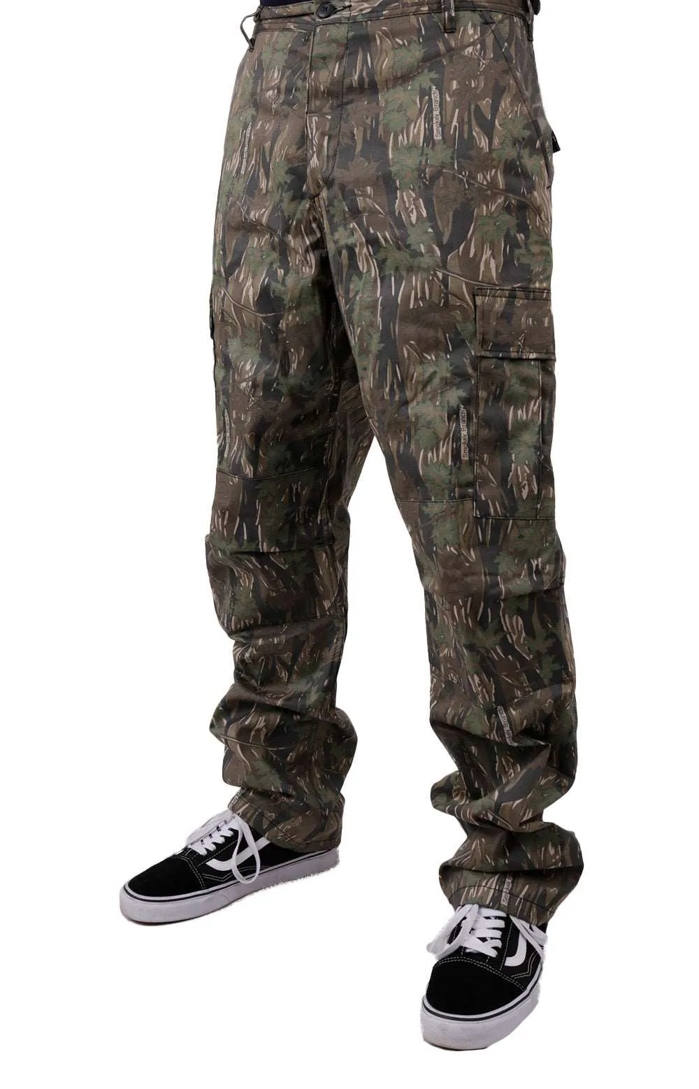 (8855) Camo Tactical BDU Pants - Smokey Branch Camo