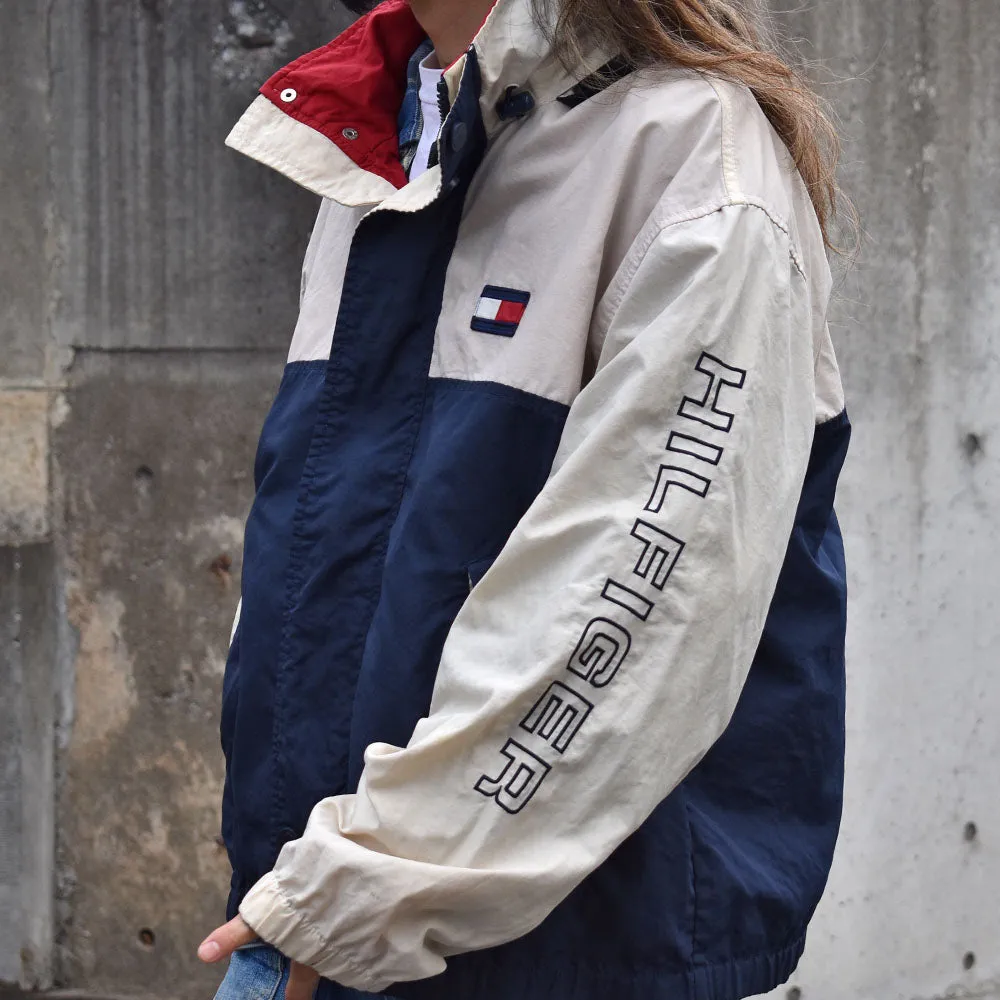 90’s TOMMY HILFIGER セーリング ナイロンジャケット 240321