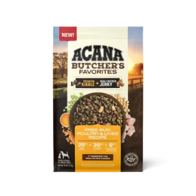 ACANA Butcher's Favorites Free-Run Poultry & Liver Recipe Dry Dog Food (17 Lb)