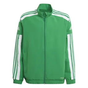 ADIDAS SQUADRA 21 PRESENTATION JACKET TEAM GREEN/WHITE