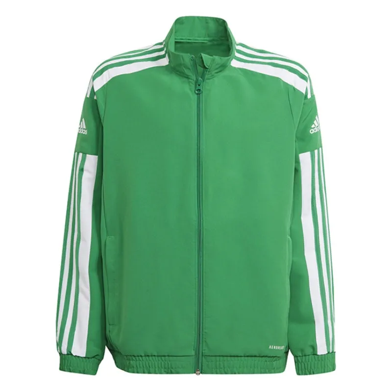 ADIDAS SQUADRA 21 PRESENTATION JACKET TEAM GREEN/WHITE