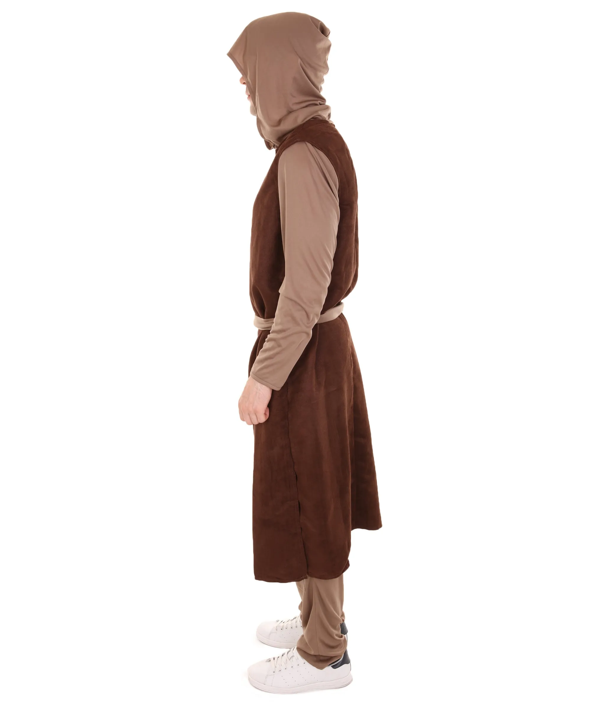 Adult Men's Guzman Medieval Peasant Costume | Brown Cosplay Costume