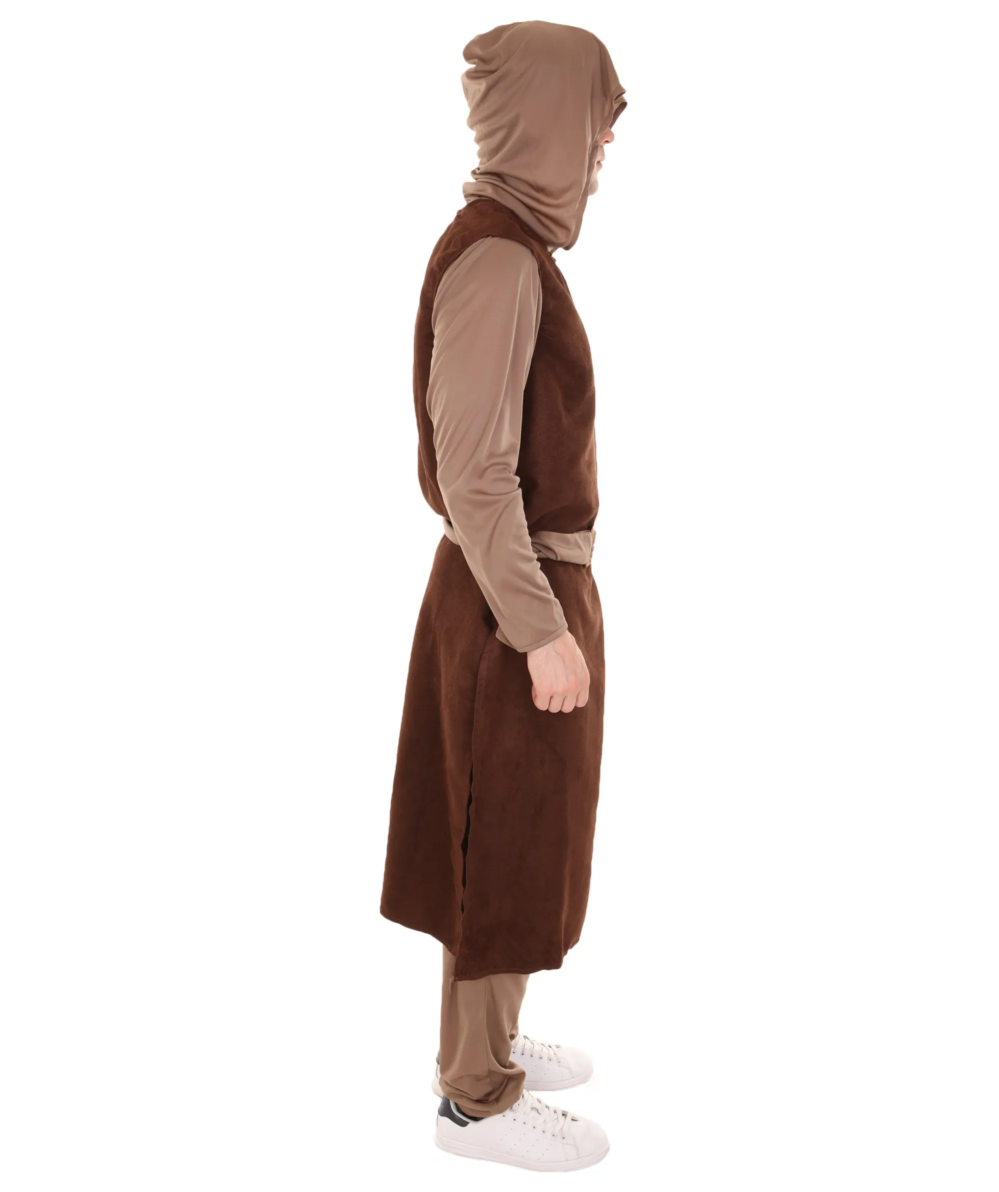 Adult Men's Guzman Medieval Peasant Costume | Brown Cosplay Costume