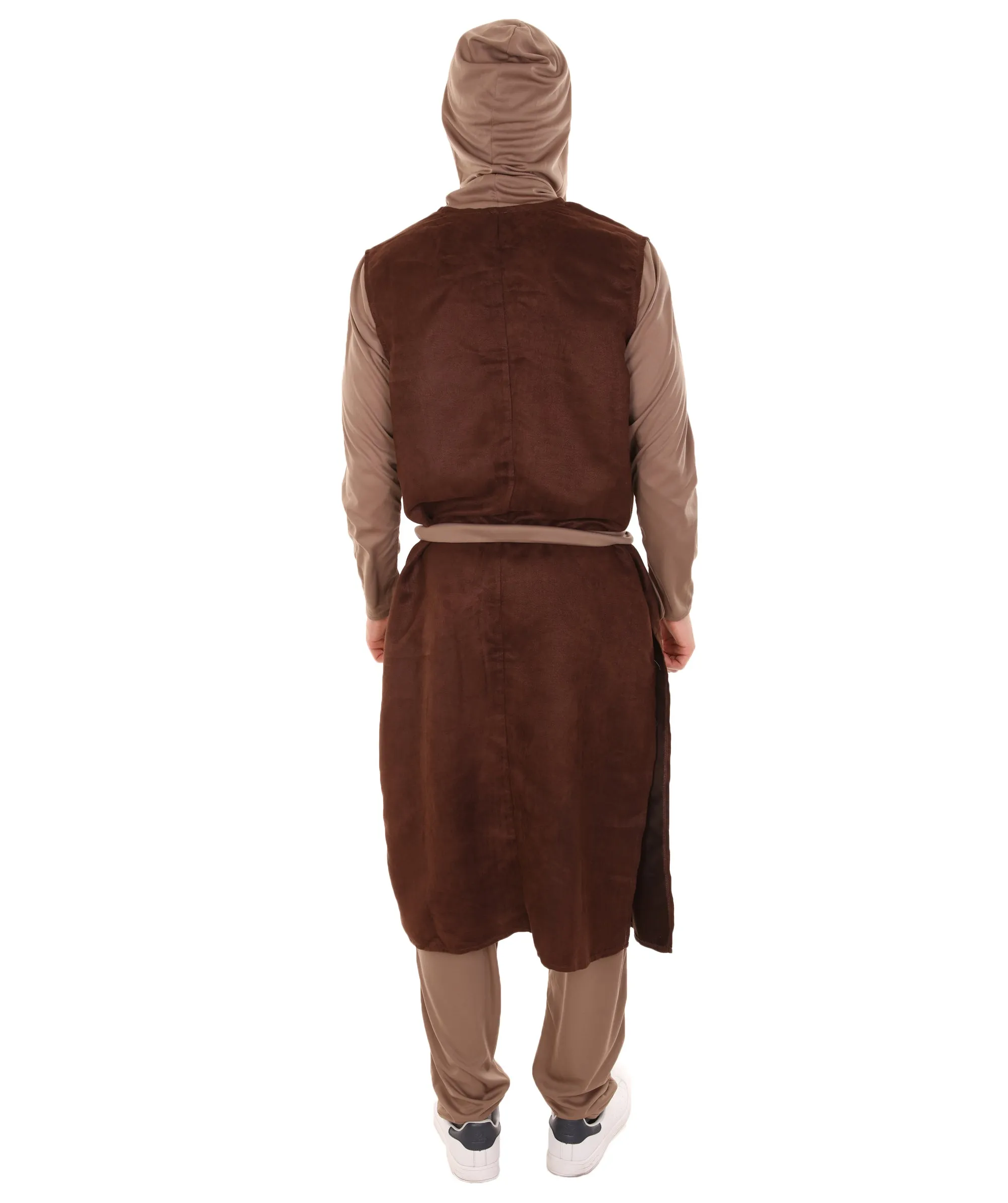 Adult Men's Guzman Medieval Peasant Costume | Brown Cosplay Costume