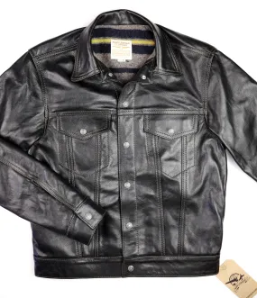 Aero 557XX Type 3 Jean Jacket, size 38, Blackened Brown Vicenza Horsehide