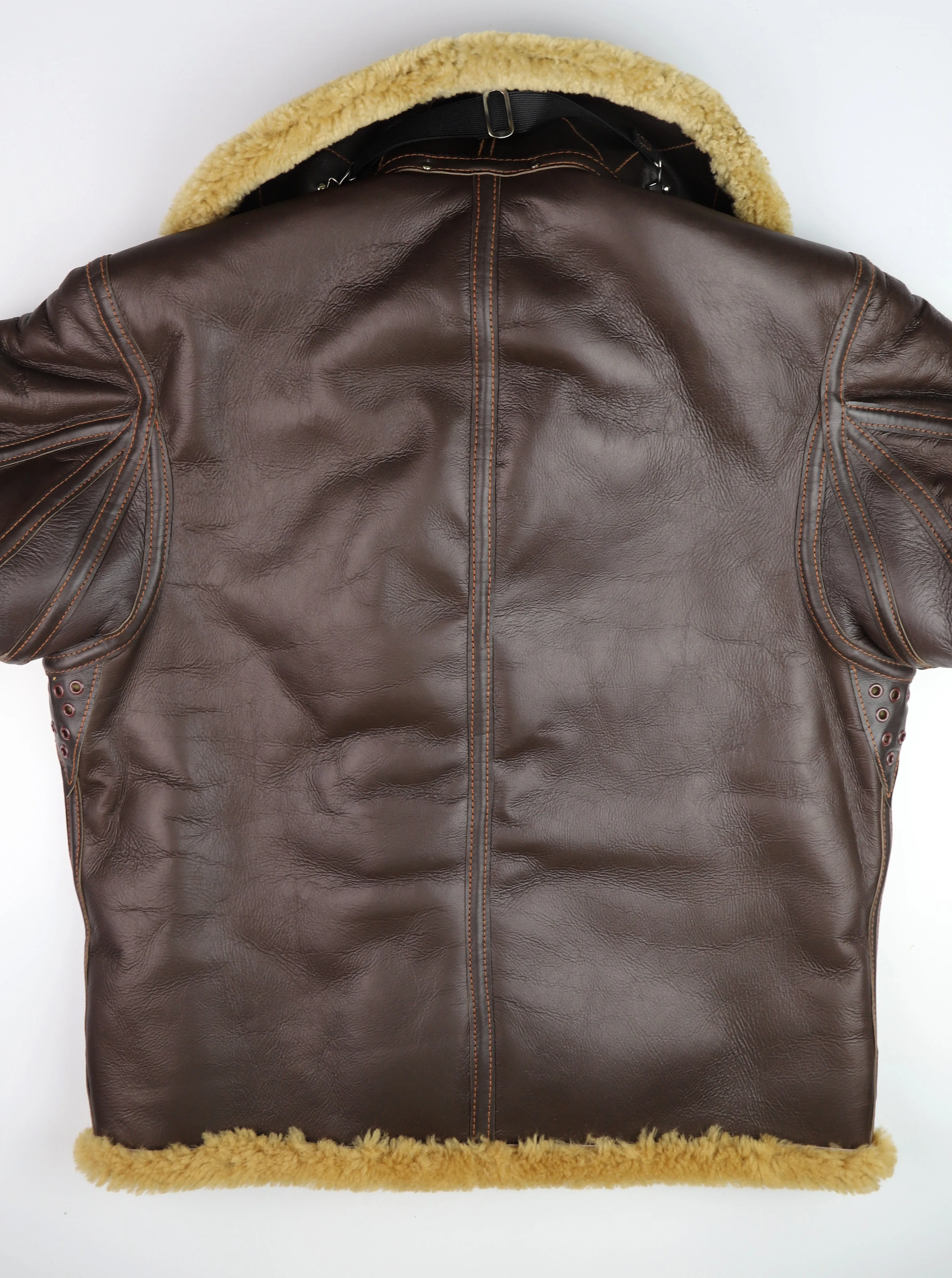 Aero RAF Pre-War Model Flying Jacket, size 42, Seal Brown