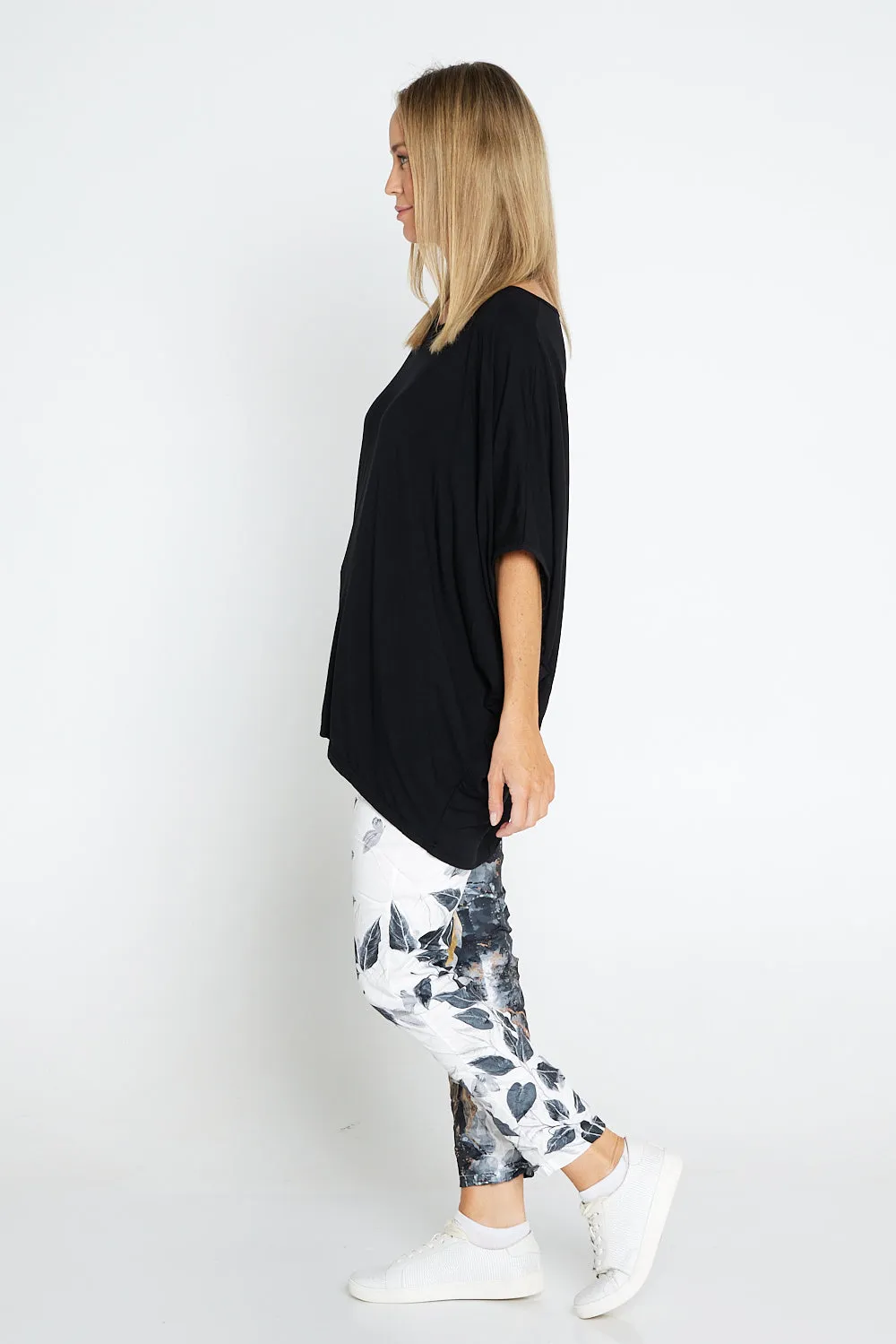 Alana Bamboo Top - Black