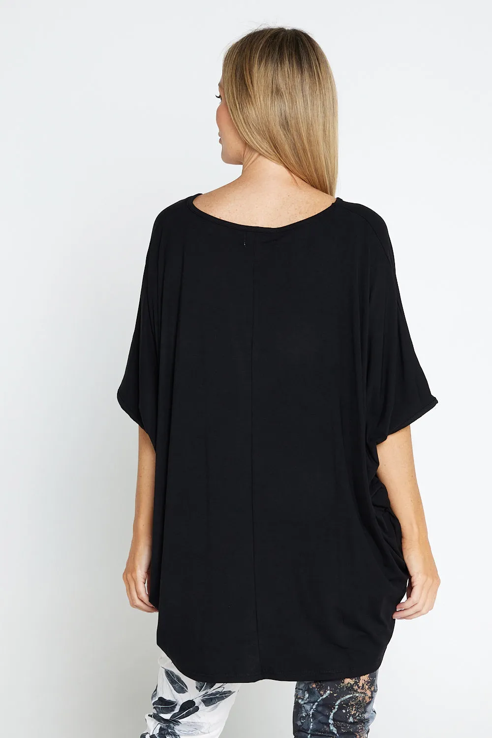 Alana Bamboo Top - Black