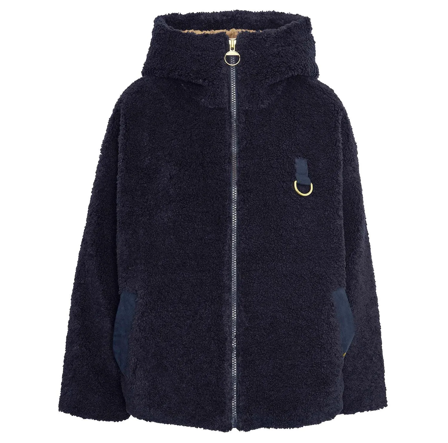 Amber Fleece - Dark Navy/Military Brown/Light Sand