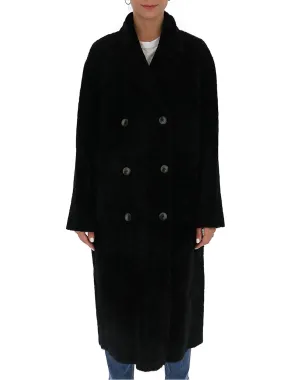 Amen Double-Breasted Shawl Collar Coat