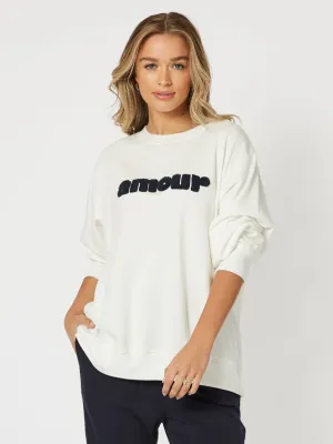 Amour Sweatshirt - White