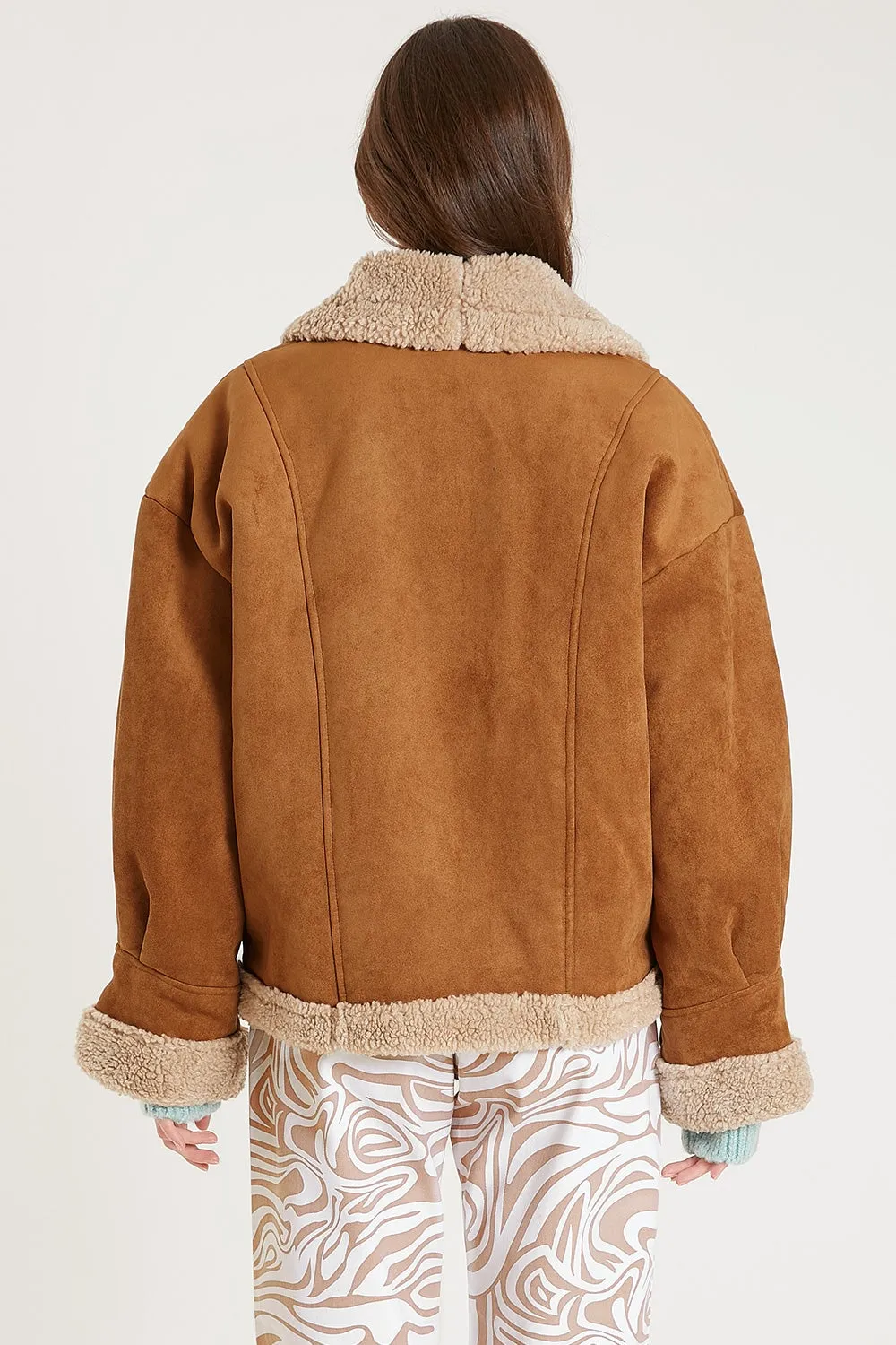 Ava Faux Shearling Jacket