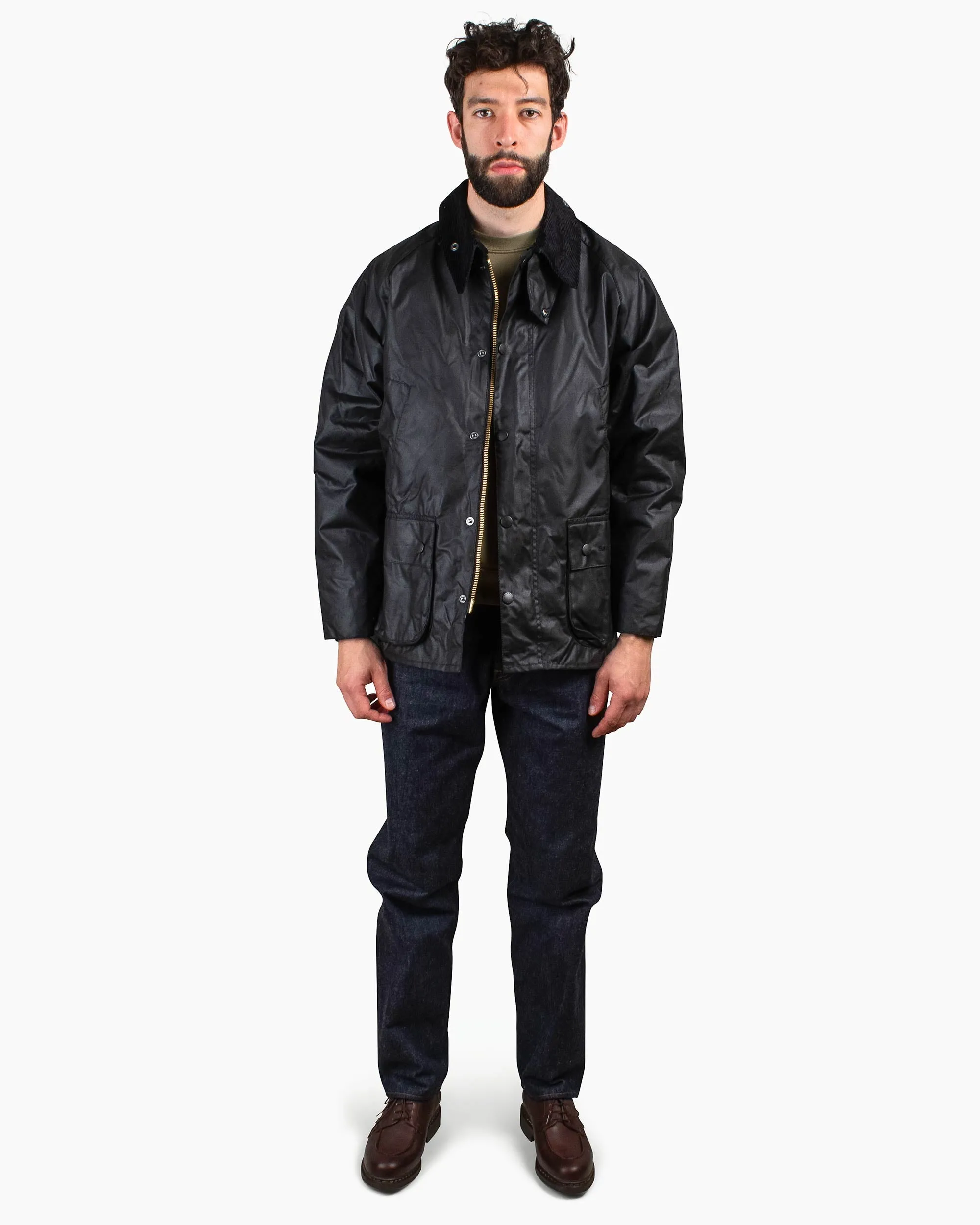 Barbour Bedale Wax Jacket Black