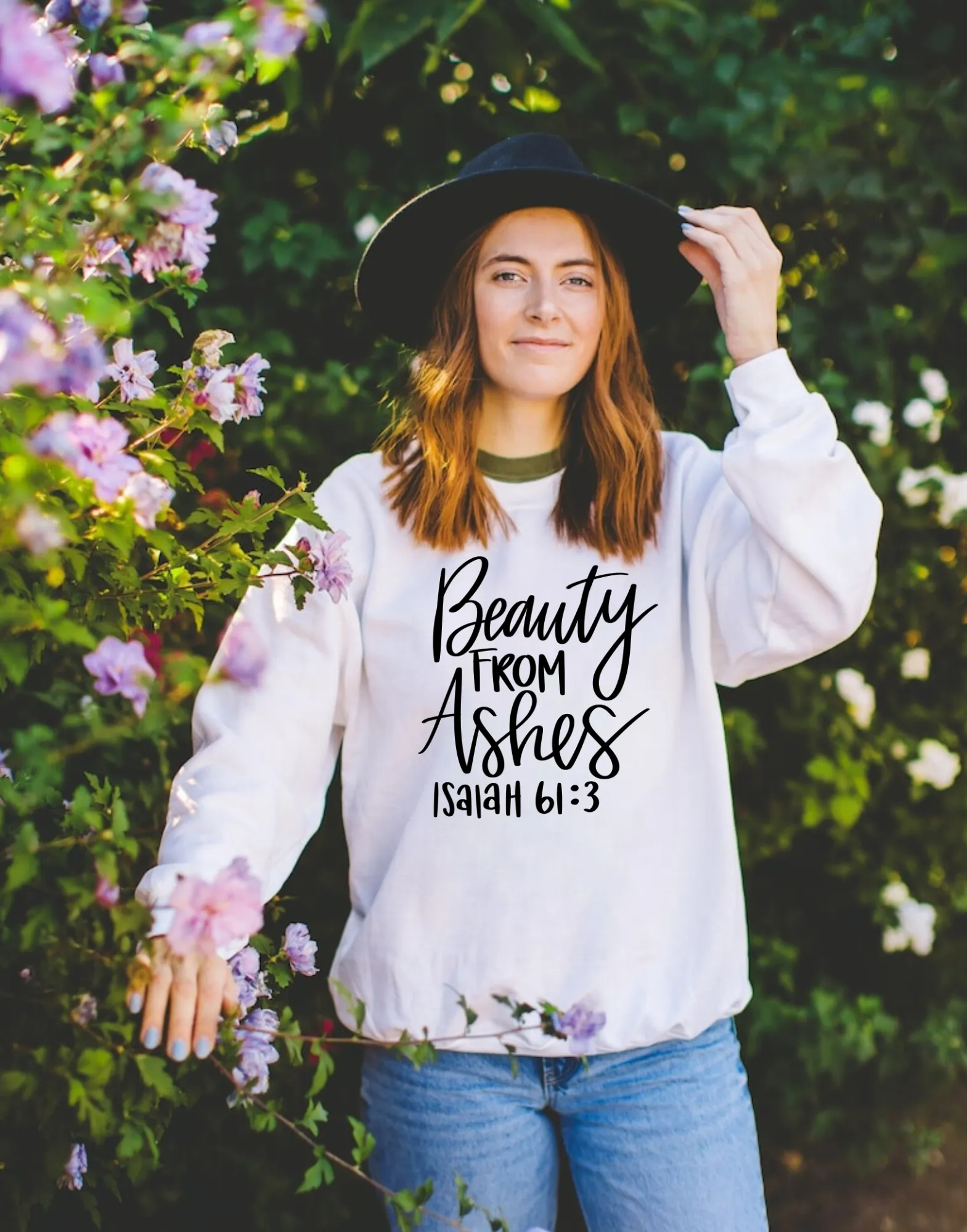 Beauty From Ashes | Bible Verse Sweatshirt