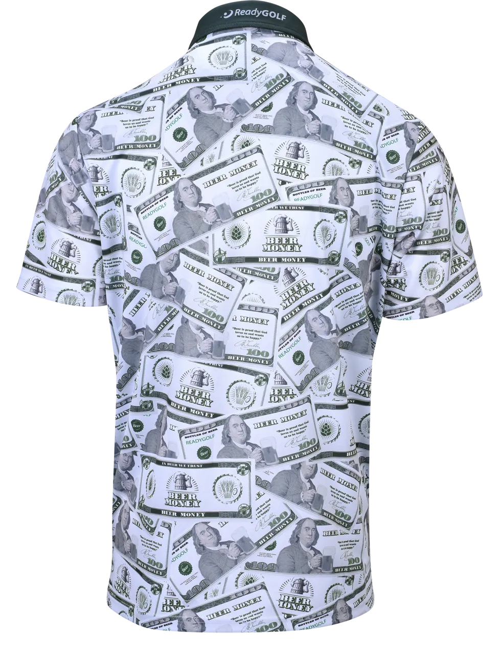 Beer Money Mens Golf Polo Shirt by ReadyGOLF