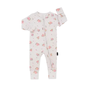 BELAN J Sleeper with Fold-over Cufs - Blushing Blossom