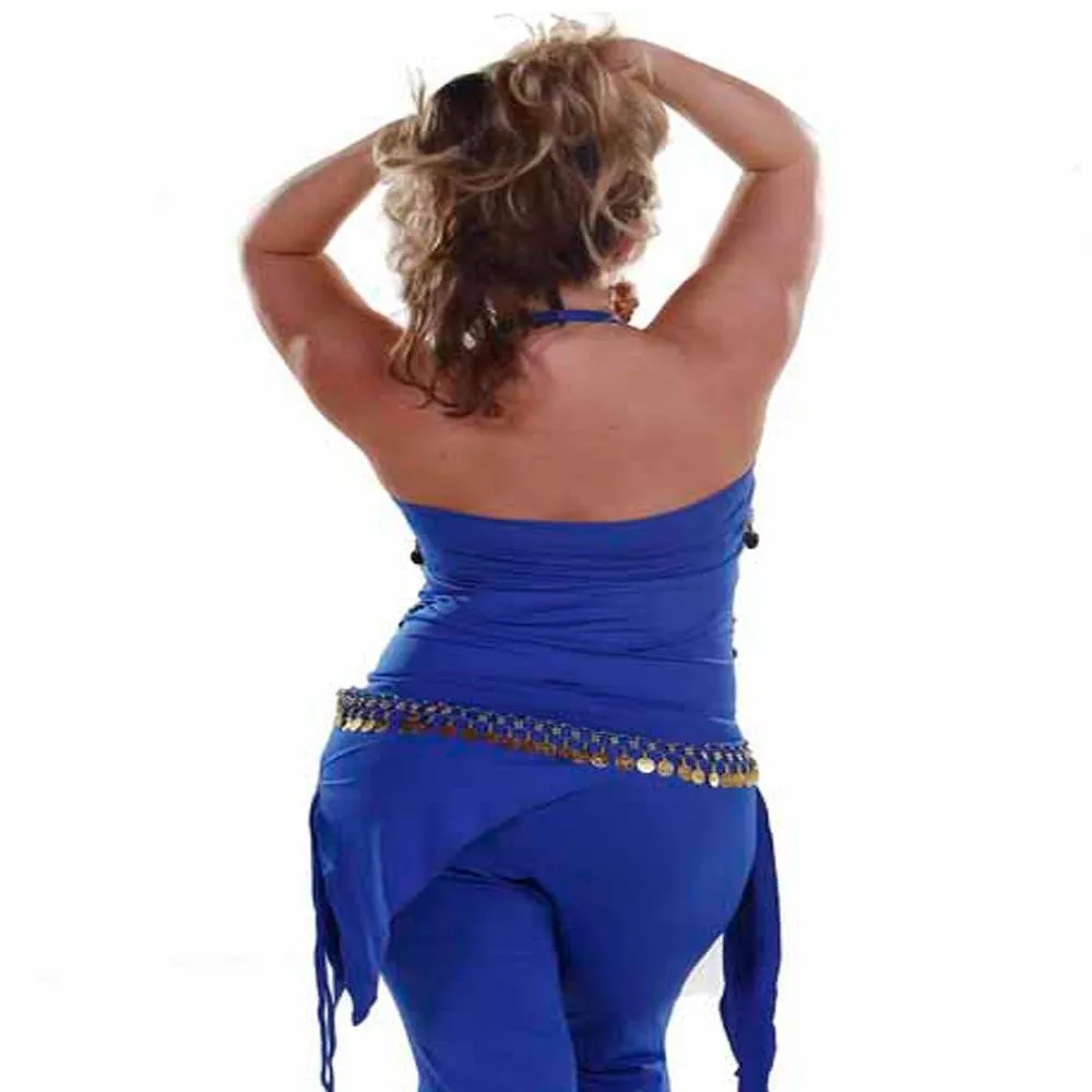 Belly Dance Plus Sized Lycra Stretchy Halter Top | FESTIVE