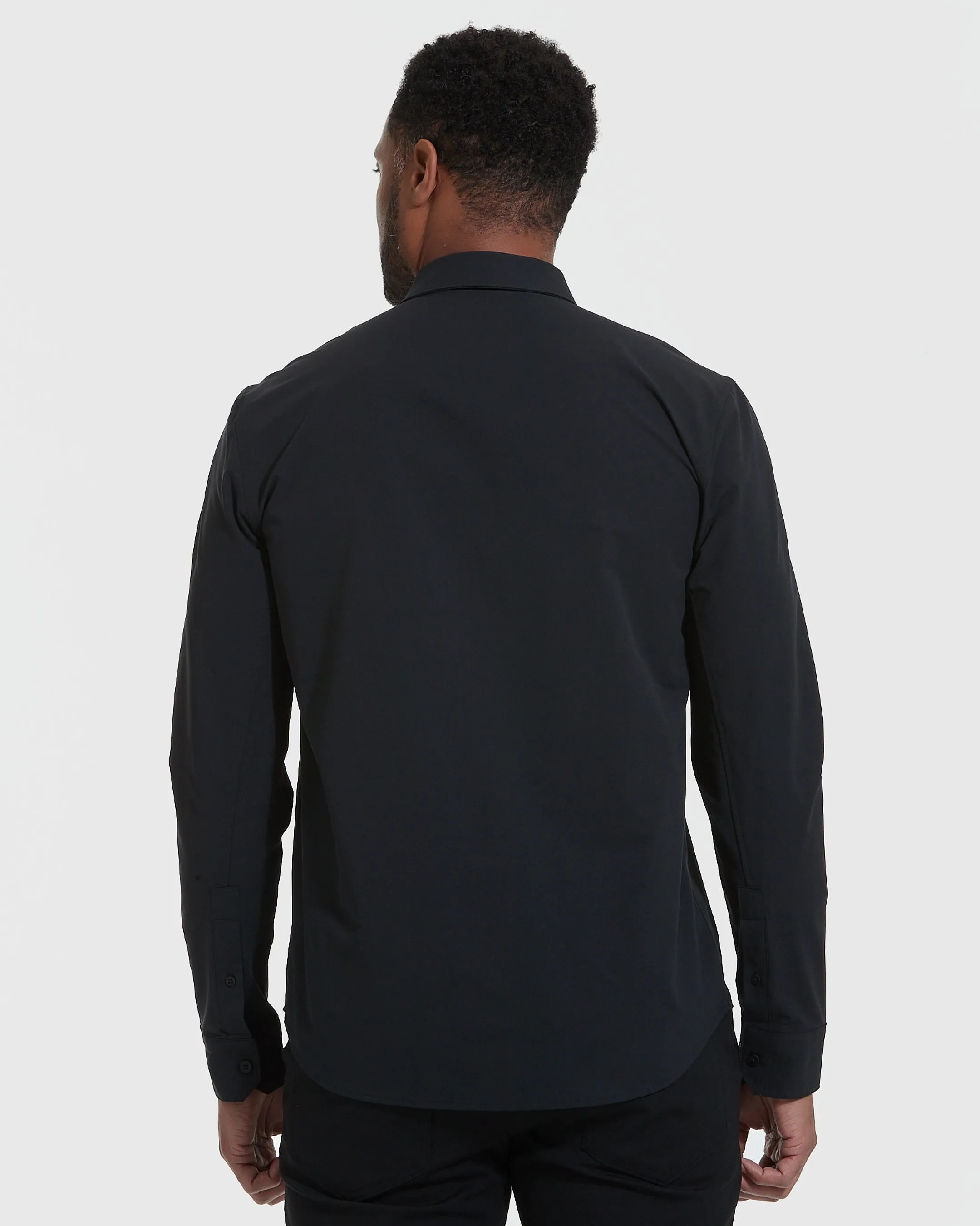 Black Commuter Long Sleeve Shirt