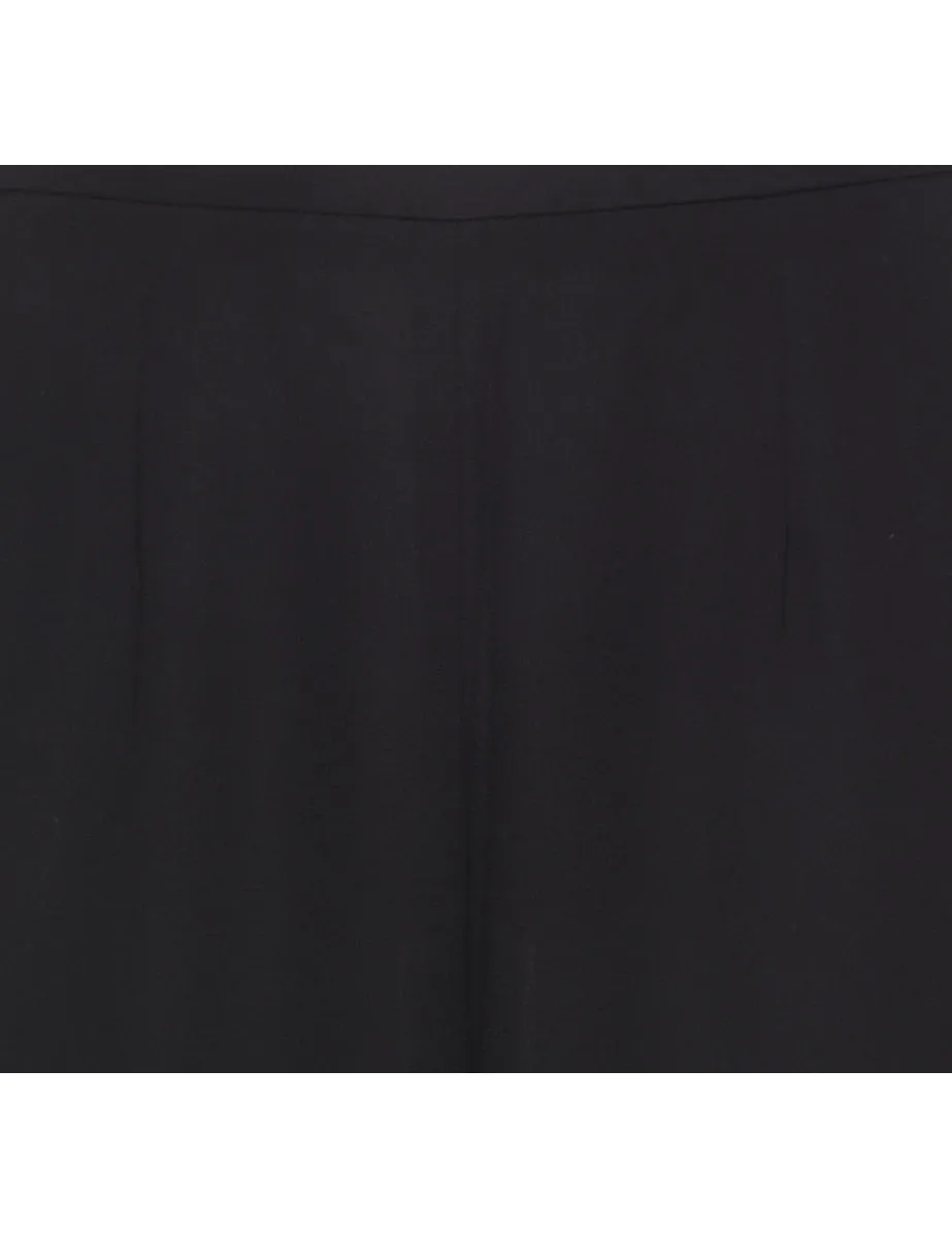 Black Culotte Casual Trousers - W32 L28