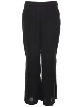 Black Culotte Casual Trousers - W32 L28