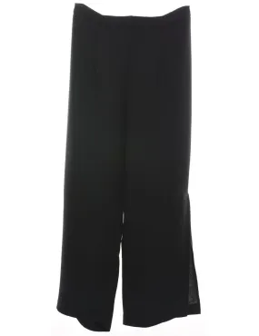 Black Culotte Trousers - W32 L30