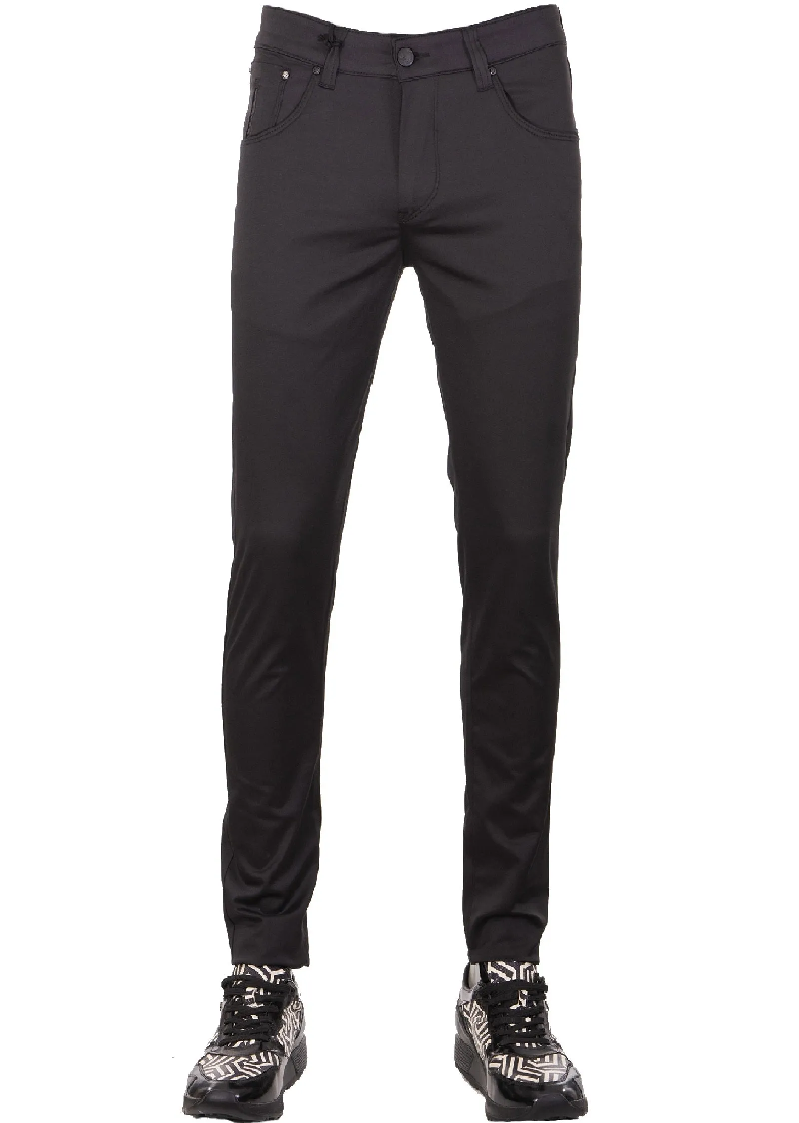 Black Signature 5-Pocket Tech Pants