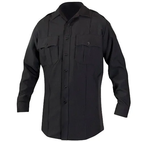 BLAUER 8670 LS POLYESTER SUPERSHIRT BLACK/MED BLUE/TAN/WHITE