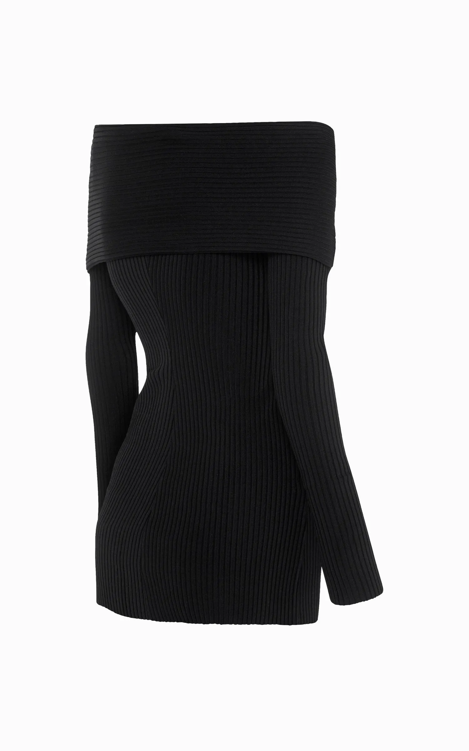 Boa Wrapped Rib Top | Black