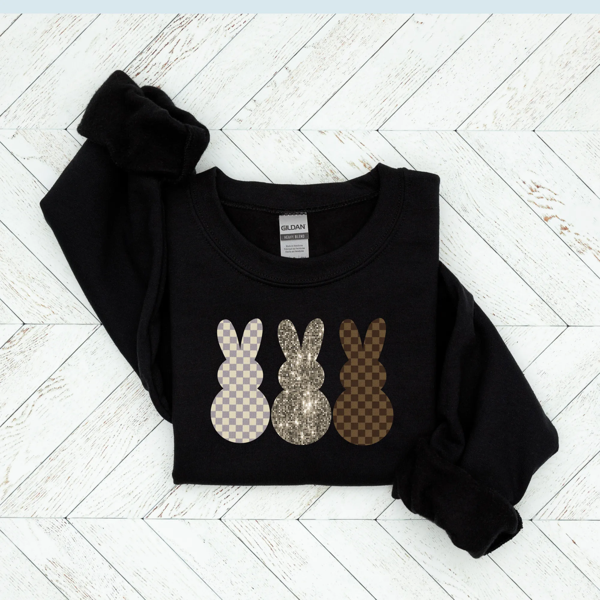 Boujee Easter Bunny Sweatshirt for Women