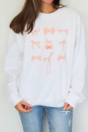 Bows, Bows, Bows Graphic Sweatshirt