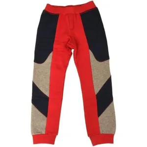 Boys Red/ Navy Joggers