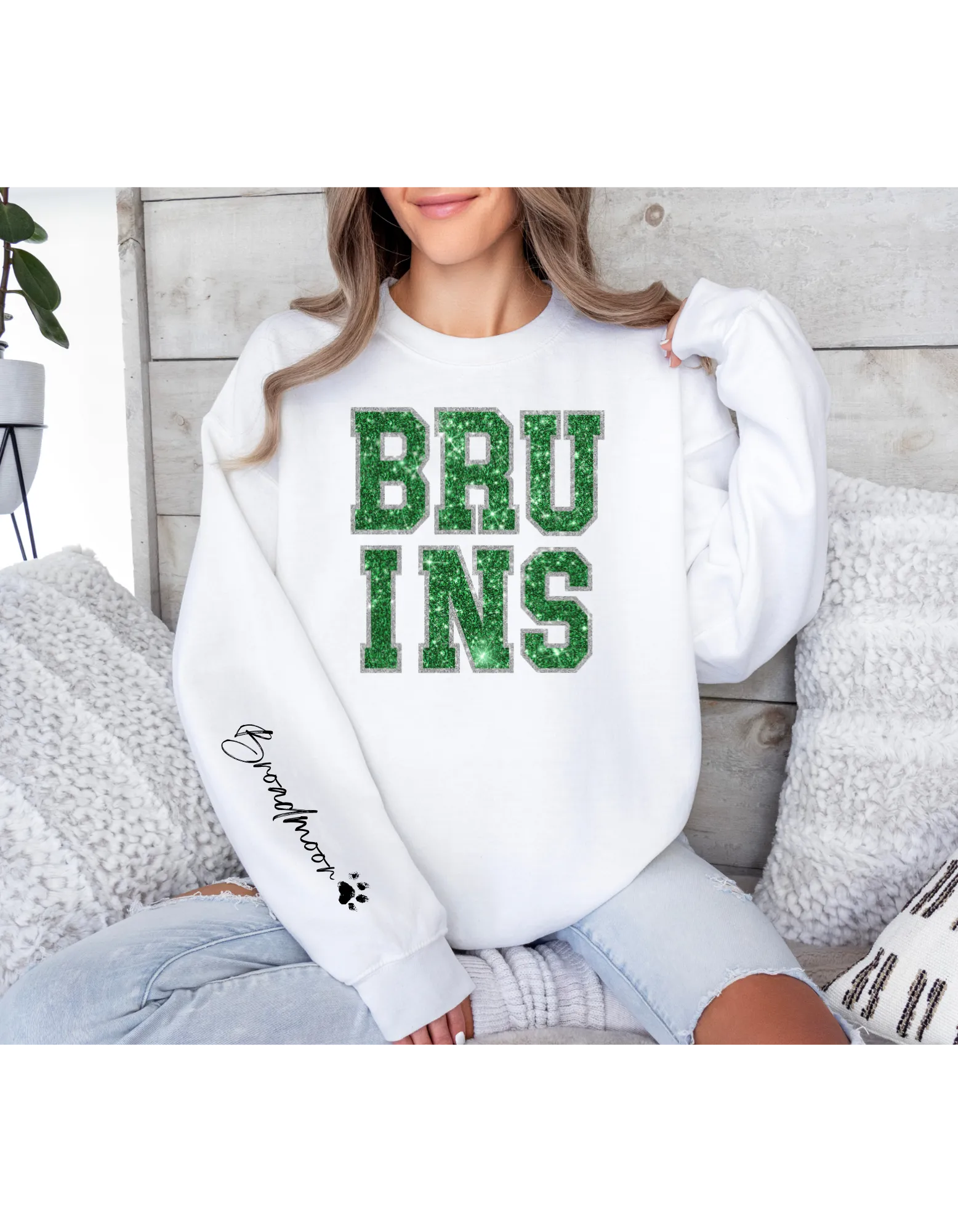 Bruins Faux Rhinestone Sweatshirt