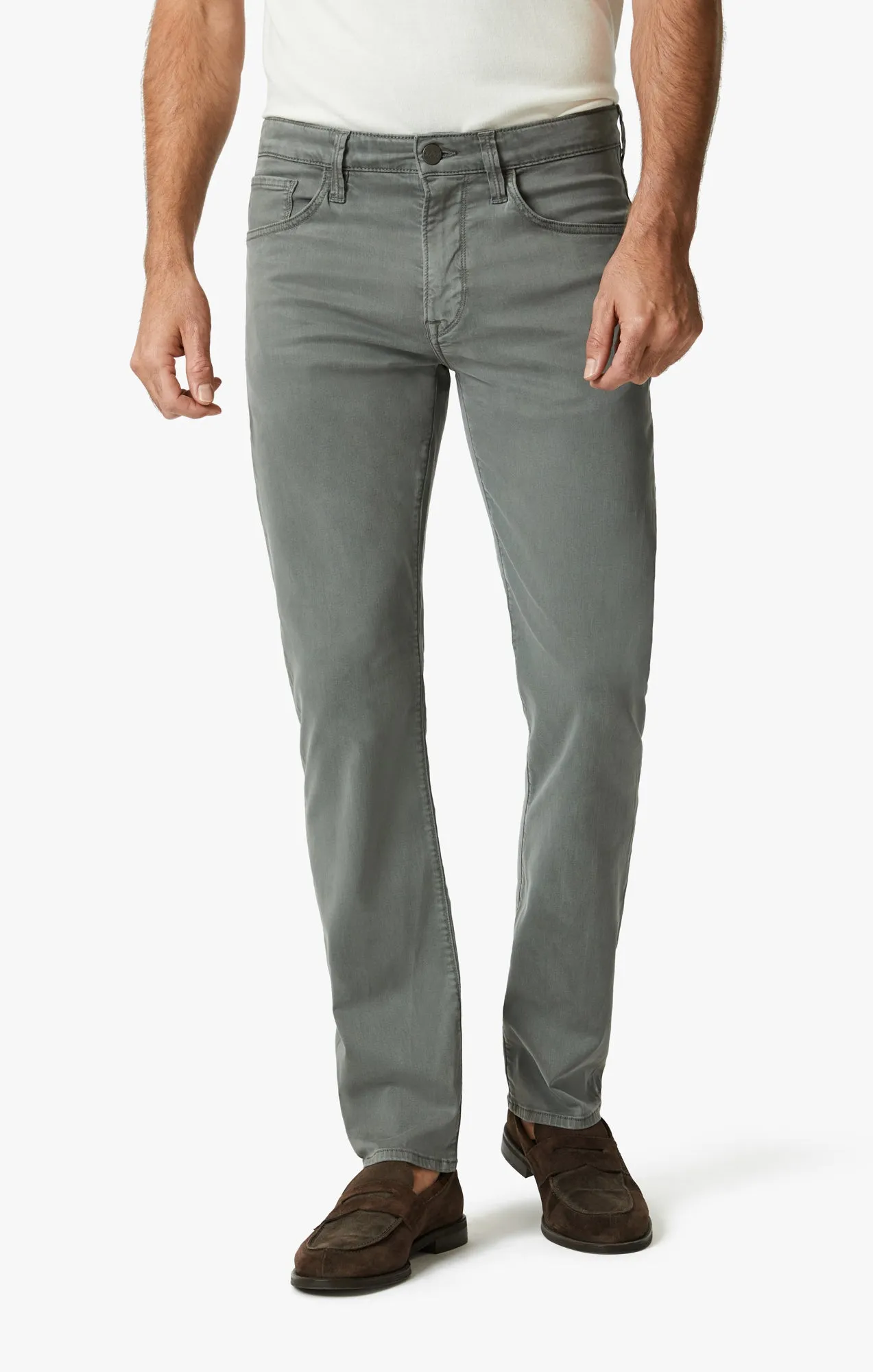 Charisma Relaxed Straight Leg Pants In Sedona Sage Twill