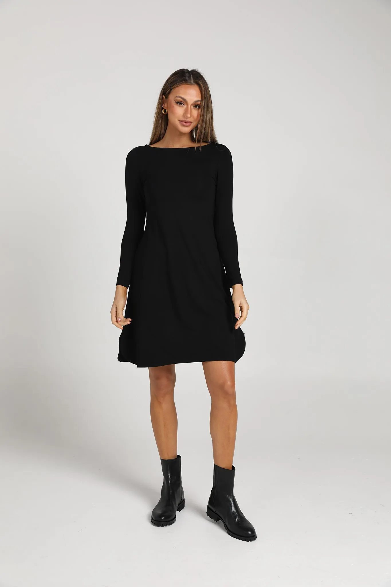 Cher Bamboo Long Sleeve Dress