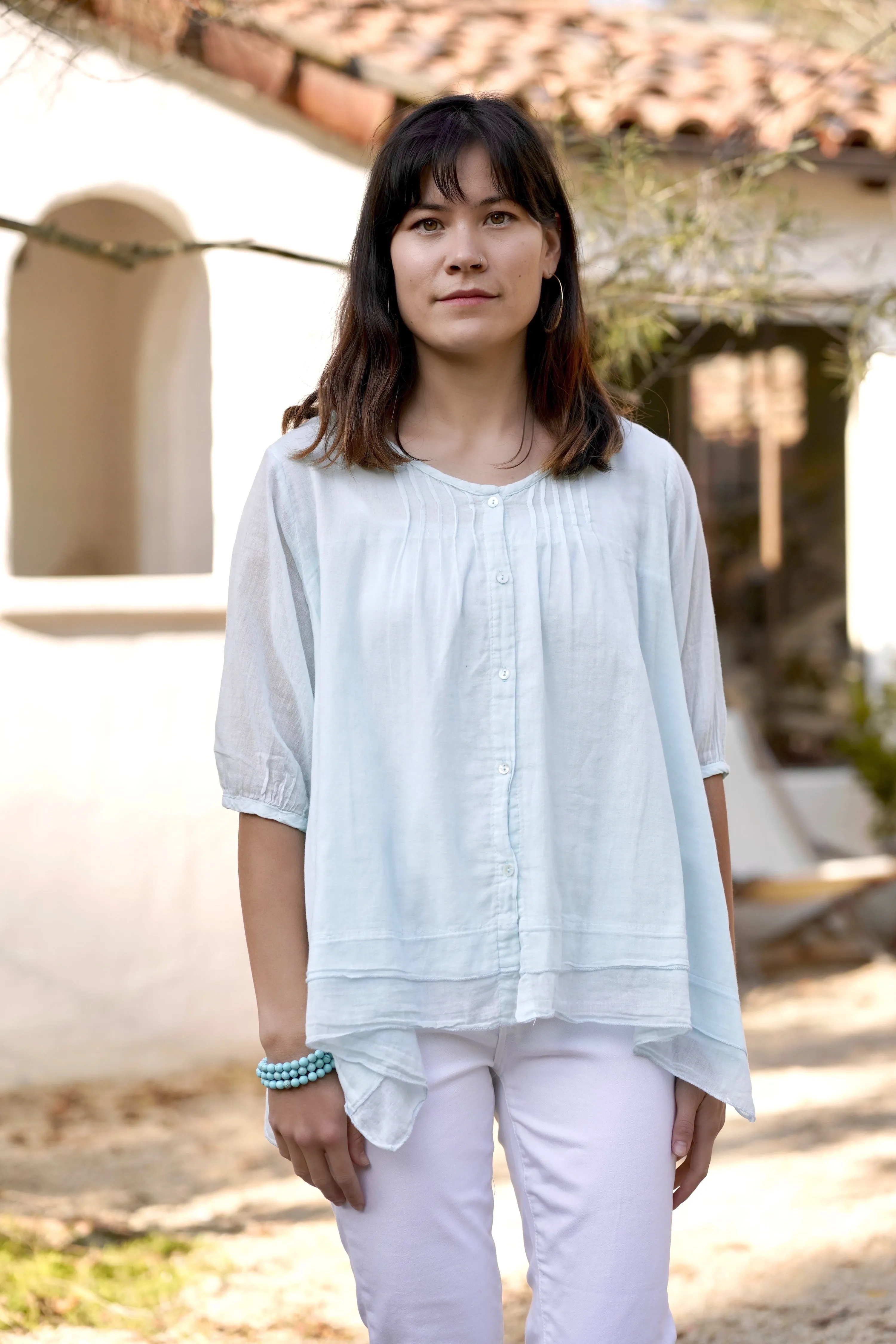 Cherie Blouse Light Blue