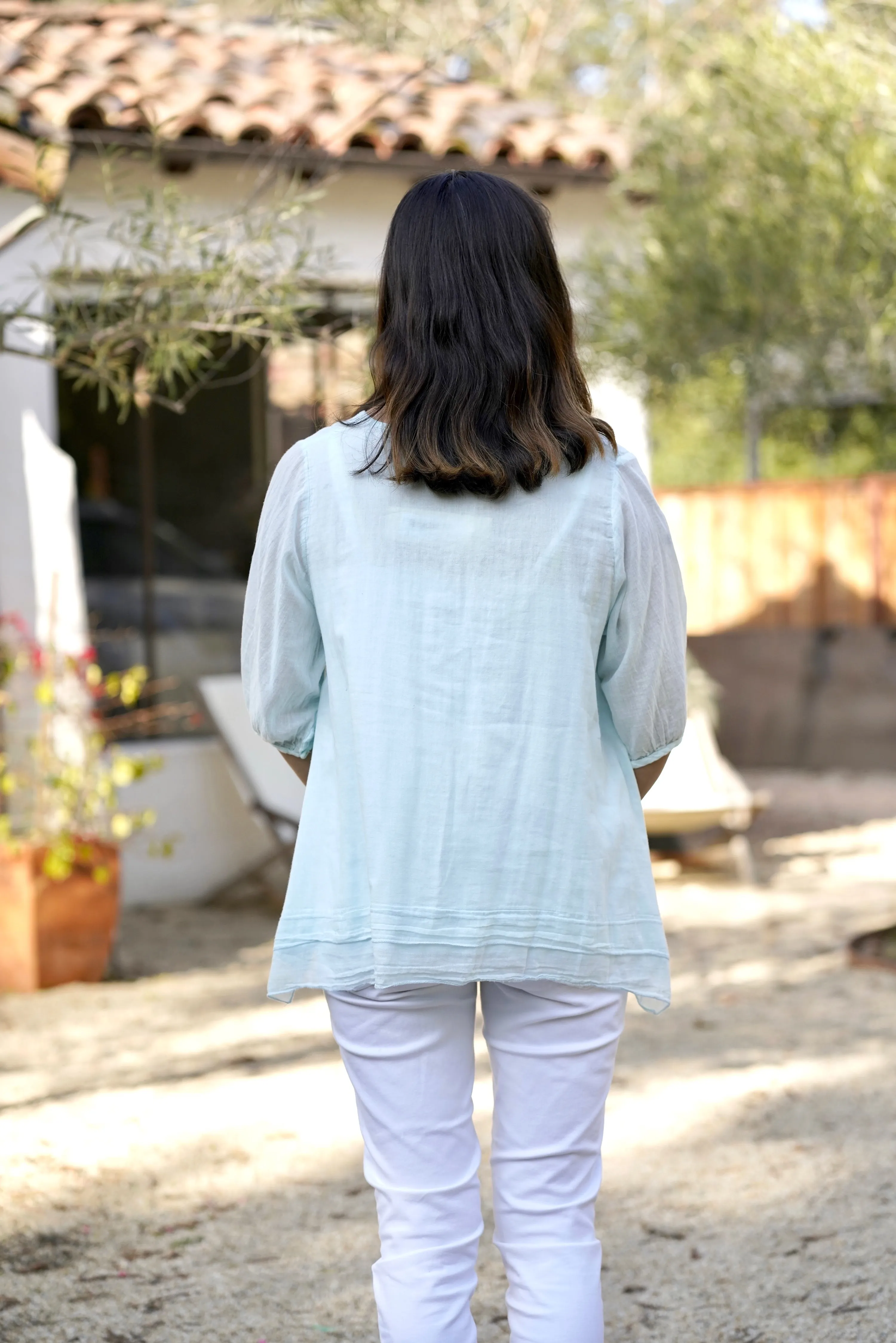 Cherie Blouse Light Blue