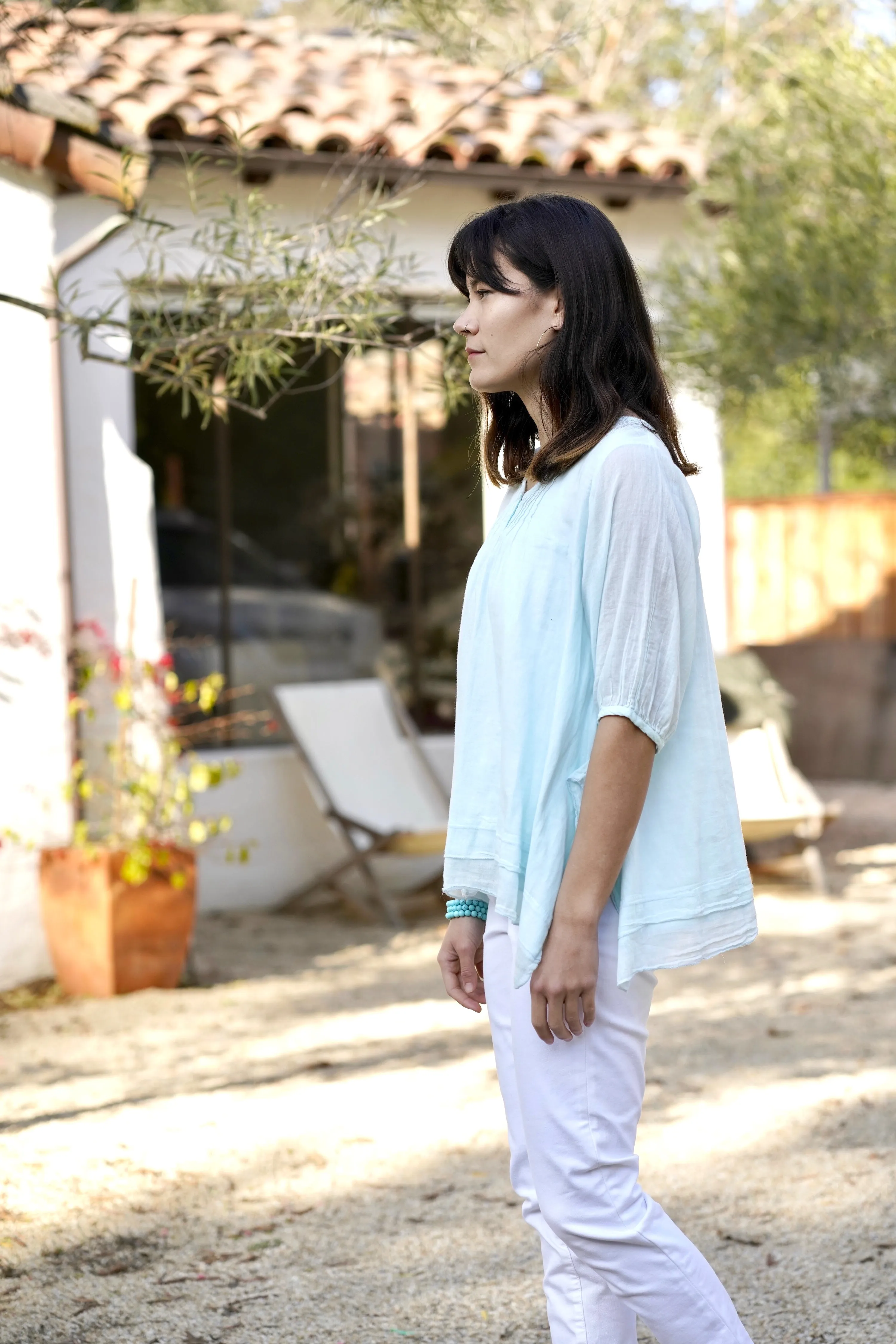 Cherie Blouse Light Blue