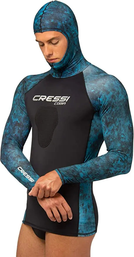 Cressi Cobia Hooded Top 1mm Neoprene - Men