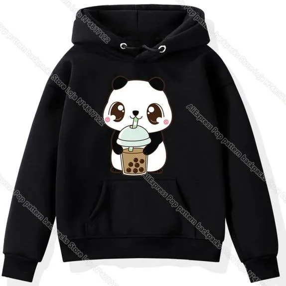 Cute Panda Drinks Milk <br>Panda kids