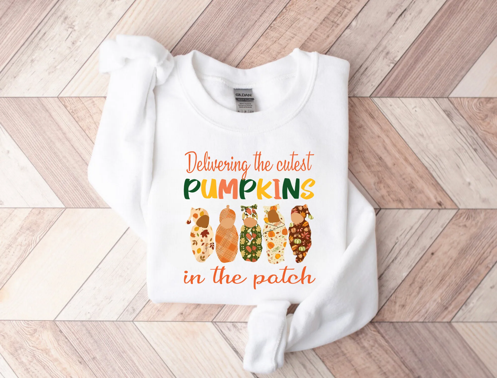 Delivering the Cutest Pumpkins in the Patch | Halloween Labor and Delivery Nurse Sweatshirt