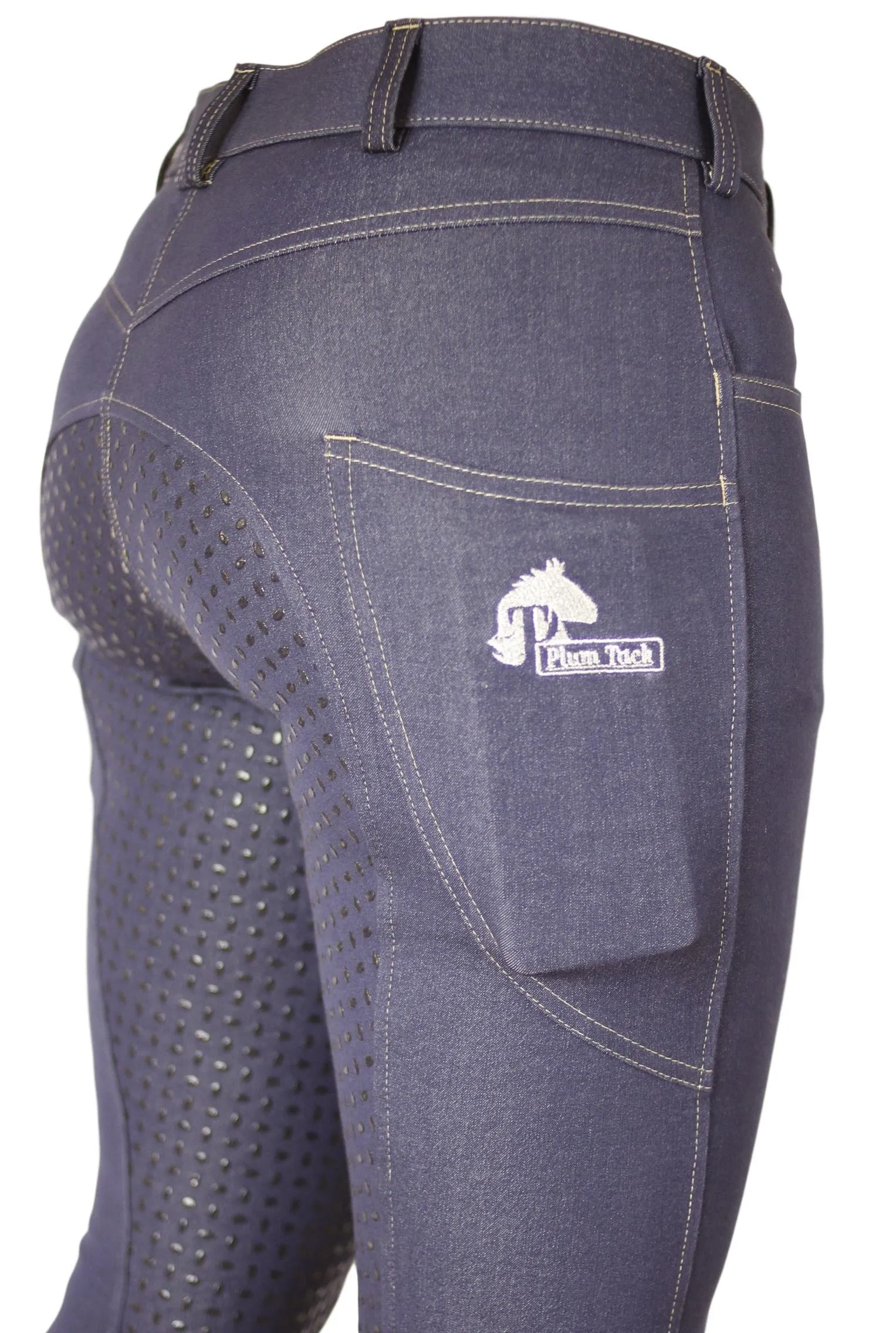 Denim Breeches With or Without Silicone Seat