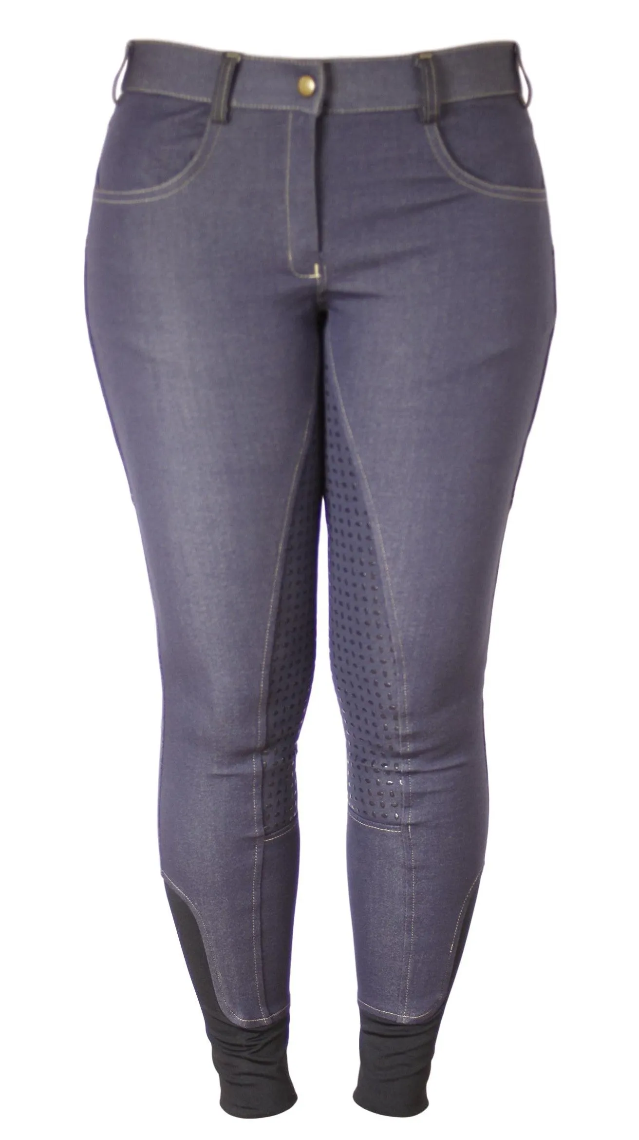 Denim Breeches With or Without Silicone Seat