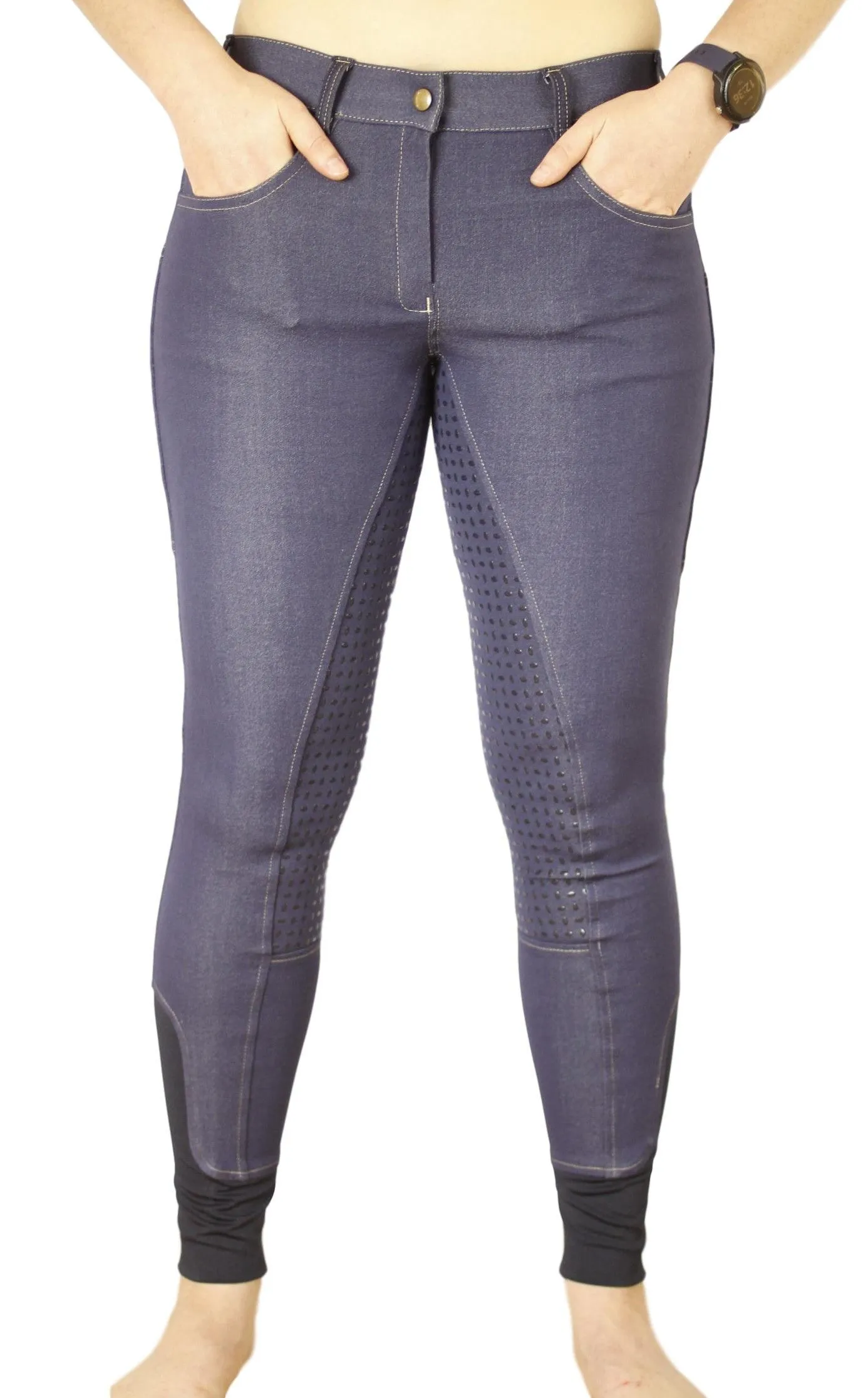 Denim Breeches With or Without Silicone Seat