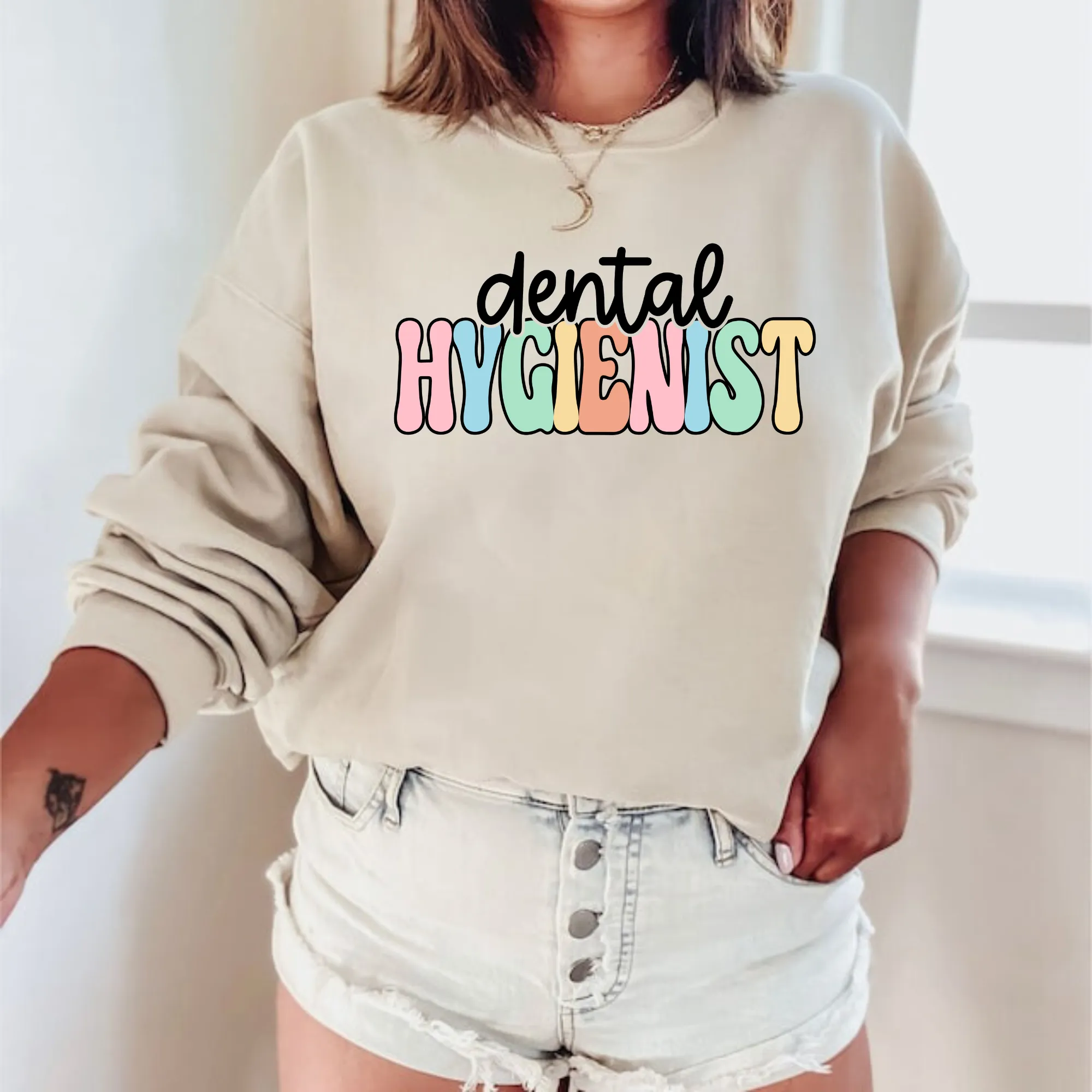 Dental Hygienist Crewneck Sweatshirt