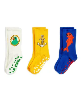 Dolphin 3-pack Anti Slip Socks