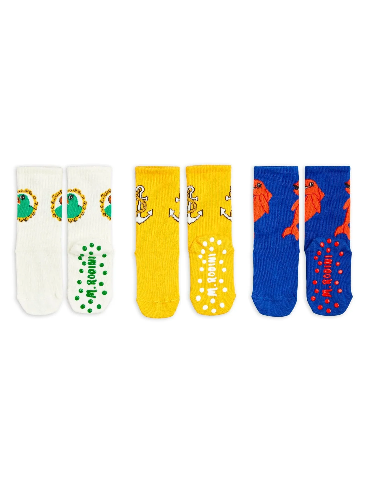 Dolphin 3-pack Anti Slip Socks