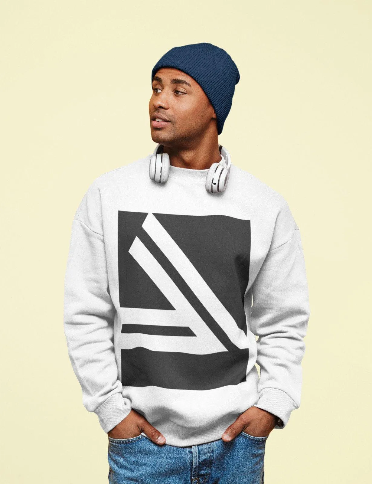 Double Logo Crewneck Sweatshirt