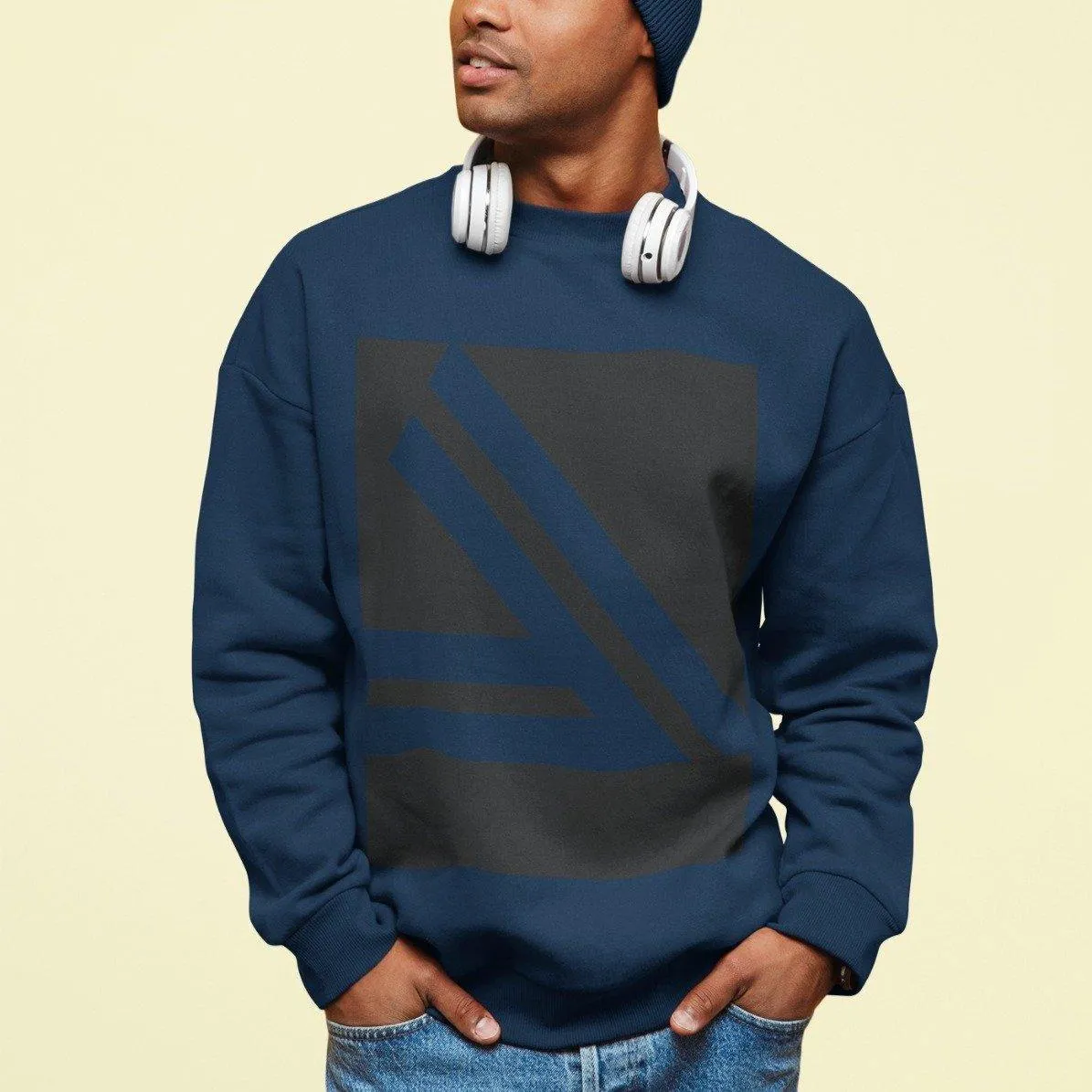 Double Logo Crewneck Sweatshirt