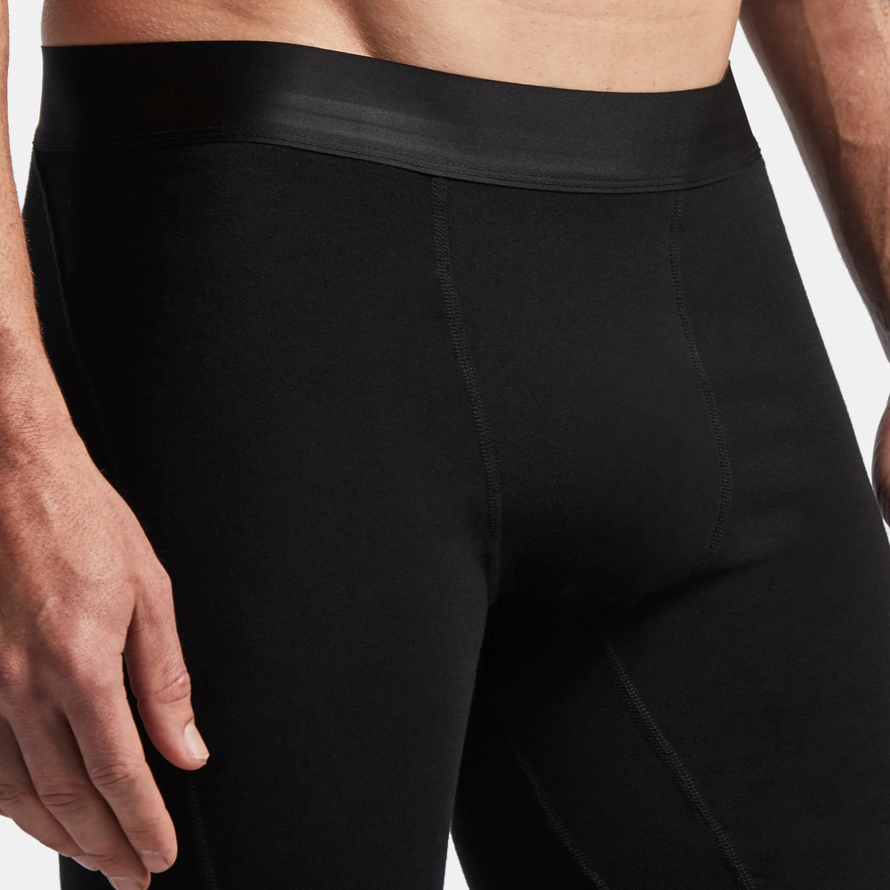 Elevated Lotus Sport Boxer  Long - Black